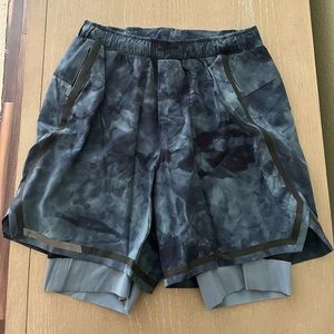 Lululemon mens surge lined short size small
